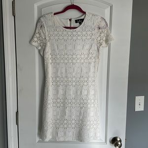Lulu's White Lace Dress